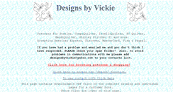 Desktop Screenshot of designsbyvickie.com